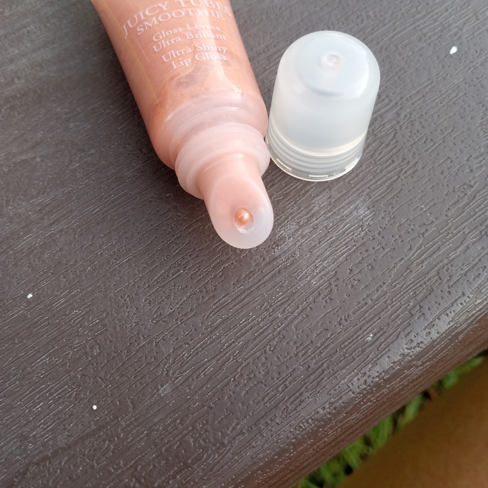 Lancôme Juicy Tubes Smoothie Simmer Nude Sparkle Plump Shine Lip Gloss .28oz - Picture 11 of 15